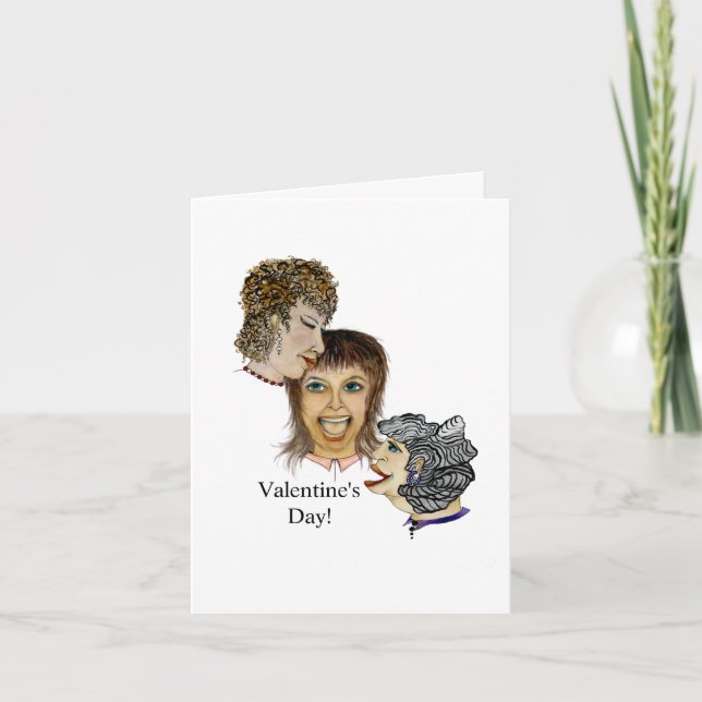 Valentine's Day: Chocolate Isn't Fattening Card (Front)