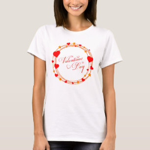 Valentine's Day Circle Design-25695 T-Shirt