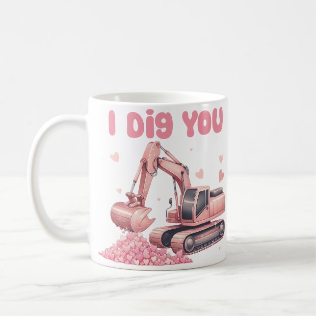 Valentines day coffee mug (Left)