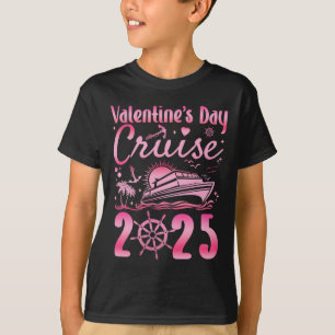 Valentine's Day Cruise 2025 Vacation Matching Coup T-Shirt