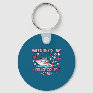 Valentines Day Cruise 2026 Matching Family Couples Keychain