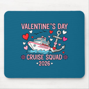 Valentines Day Cruise 2026 Matching Family Couples Mouse Pad