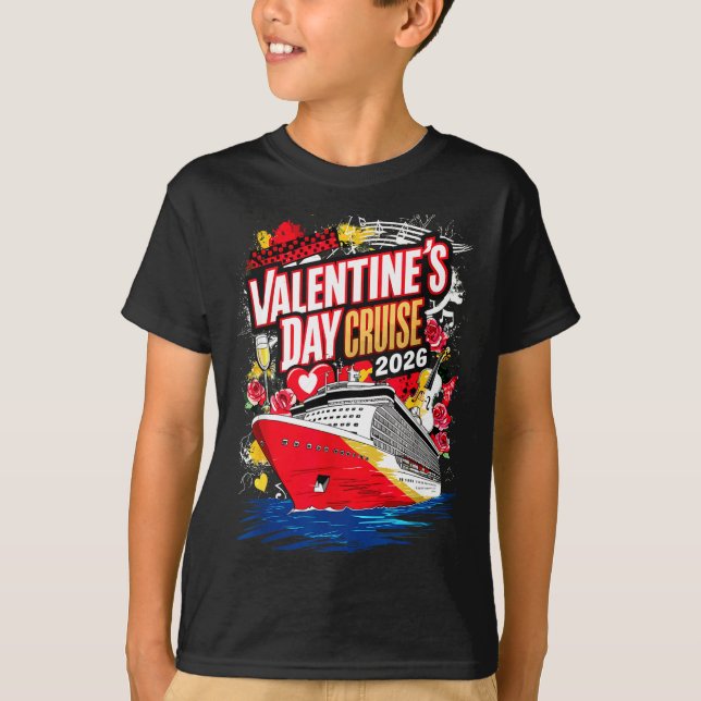 Valentines Day Cruise 2026  T-Shirt (Front)