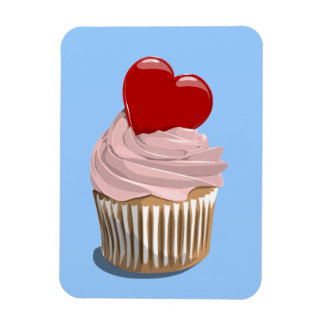 Valentine's day cupcake premium magnet