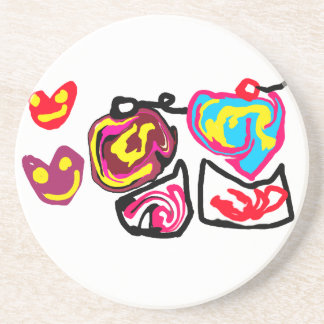 valentine's day cupcakes coaster