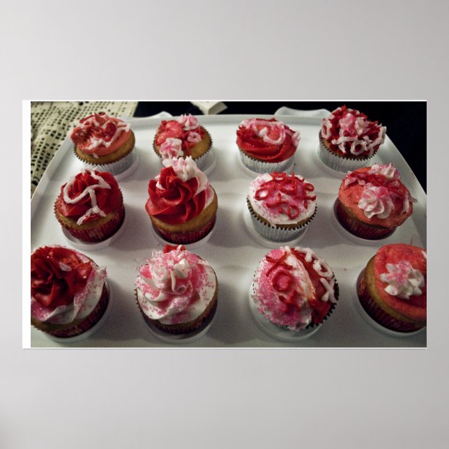 Valentines Day Cupcakes Poster (Front)