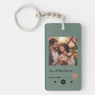 Valentine's Day Custom Photo Keychain 