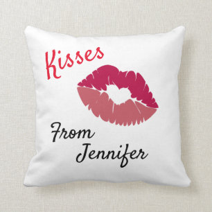 Valentine's Day Customizable Kiss Pillow