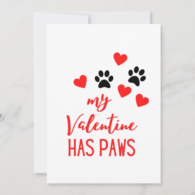 Valentines Day Cute Dog Pet Photo Holiday Card (Front)