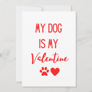 Valentines Day Cute Dog Pet Photo Holiday Card