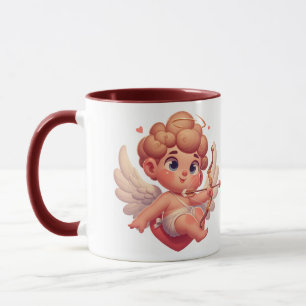 Valentine's Day cute pink cupid  Mug