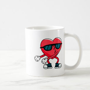 Valentines Day Dancing Heart Coffee Mug