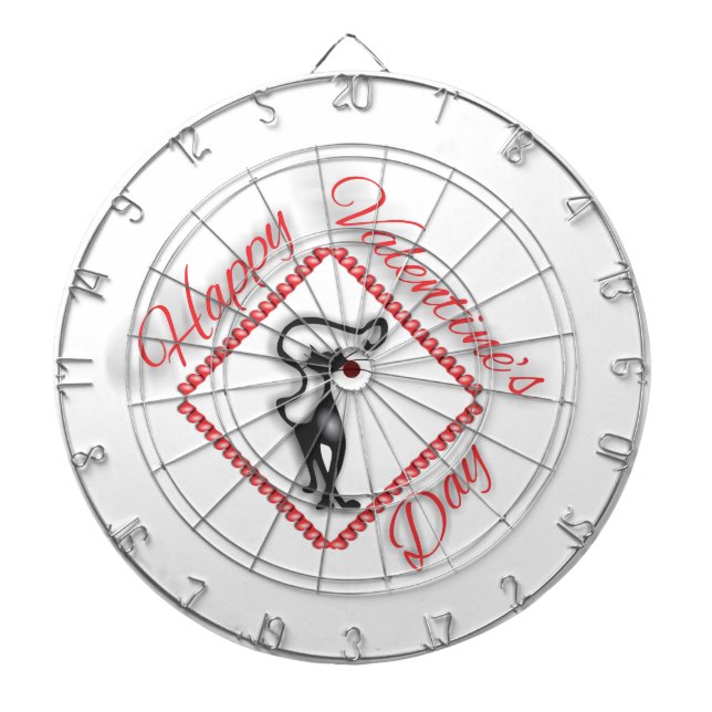 valentine's day dartboard (Front)