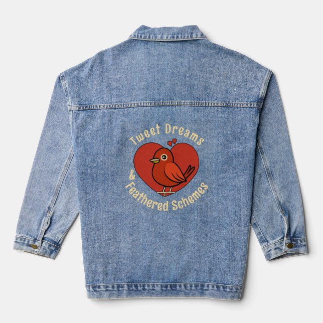 Valentine's day denim jacket (Back)