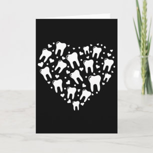 Valentine's Day Dentist Dental Hygienist Heart Too Card