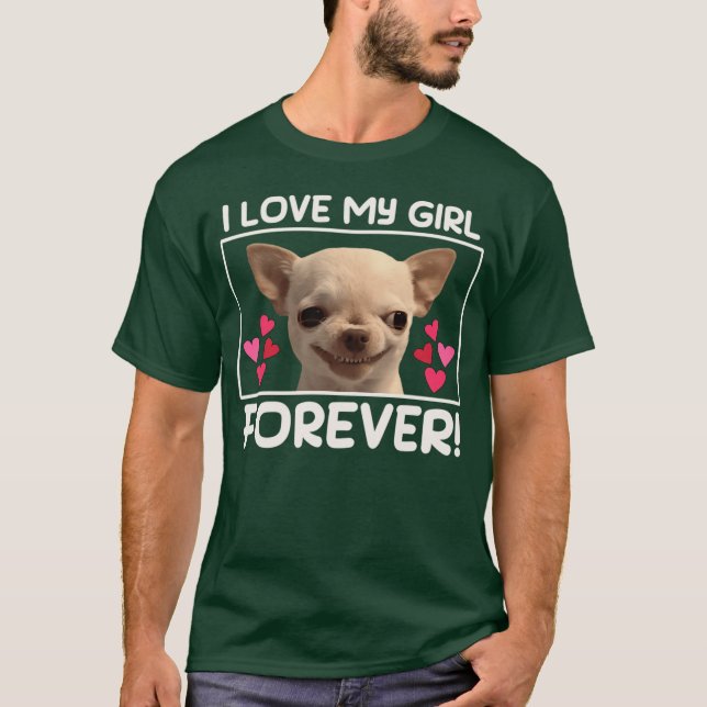 Valentines Day Dog Meme T-Shirt (Front)