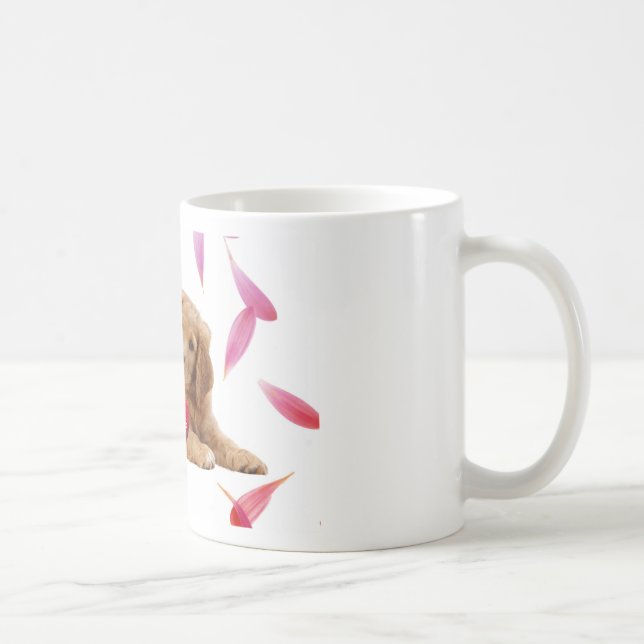 Valentine's Day Dog Photo Coffee Mug (Right)