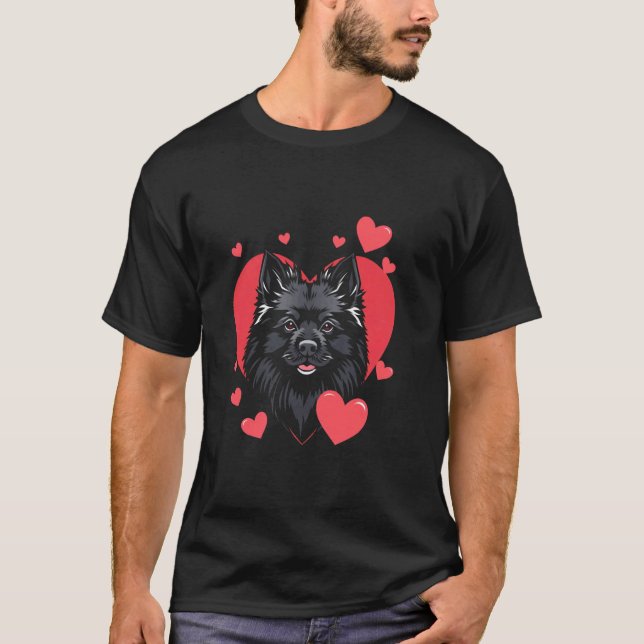 Valentine's Day Dog T-Shirt (Front)