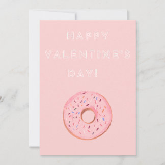 Valentine's Day Doughnut Card