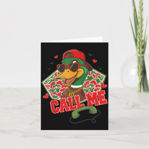 Valentine's Day Duck Hunting Camo Call Me Toddler Card