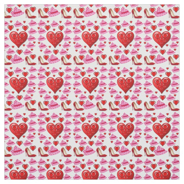 Valentine's Day Fabric (Swatch)
