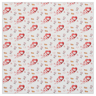 Valentine's Day Fabric