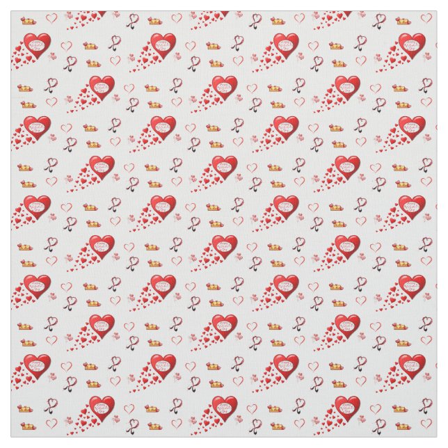 Valentine's Day Fabric (Swatch)