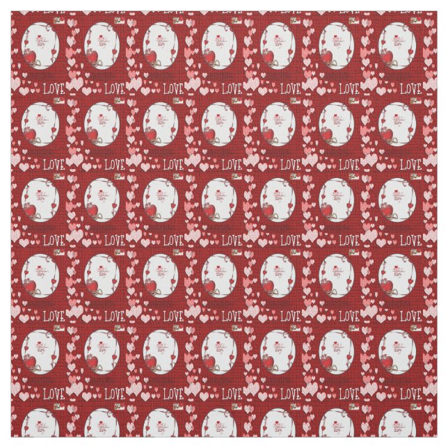 Valentine's Day Fabric (Swatch)