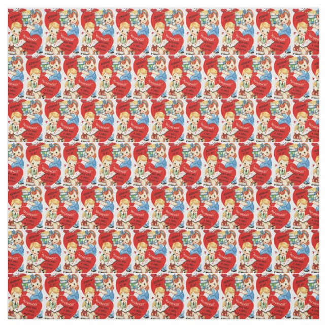 Valentine's Day Fabric (Swatch)