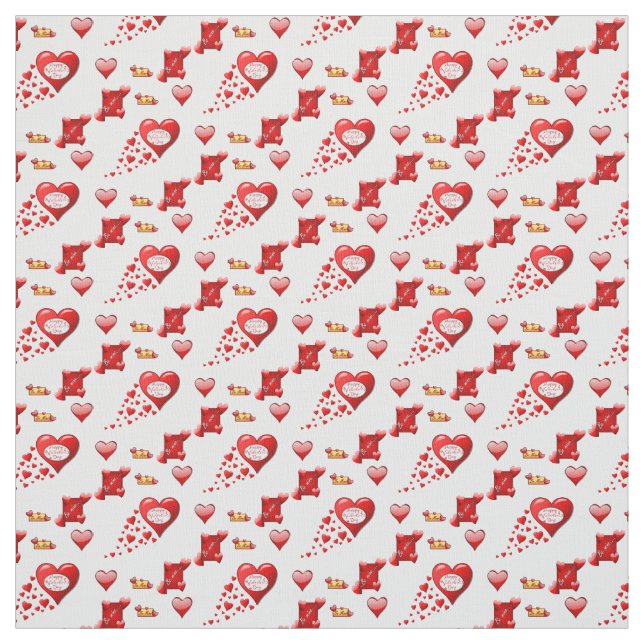 Valentine's Day Fabric (Swatch)
