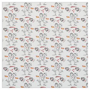 Valentine's Day Fabric