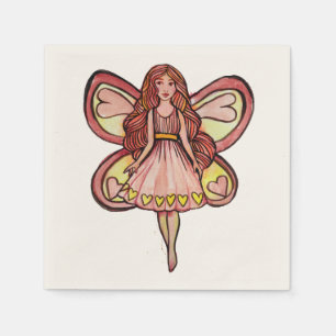 Valentine's Day Fairy Love                         Napkin