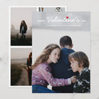 Valentine's Day Family Two Side Photo Collage