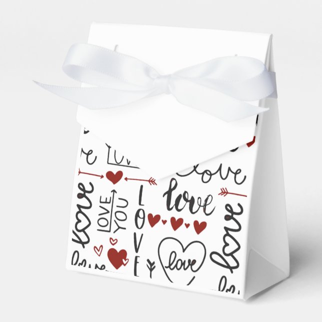 Valentines Day Favor Box (Front Side)