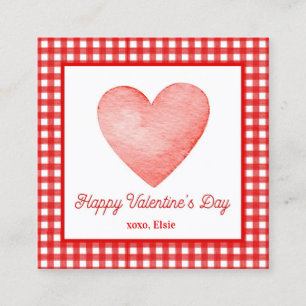 Valentine's Day Favour Tag