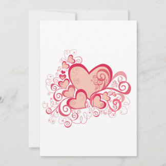 Valentine's Day Flat Greeting Card