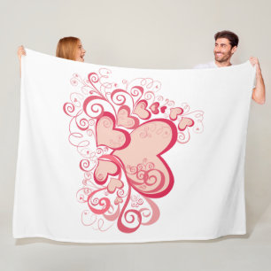 Valentine's Day Fleece Blanket