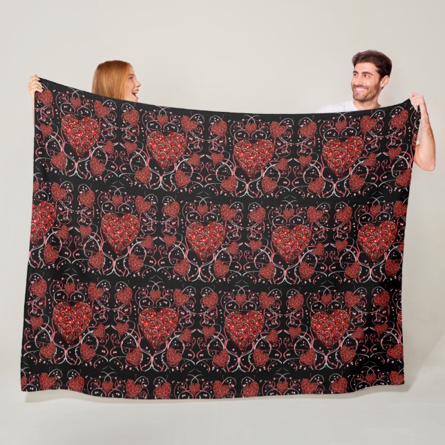 VALENTINES DAY    FLEECE BLANKET (In Situ)