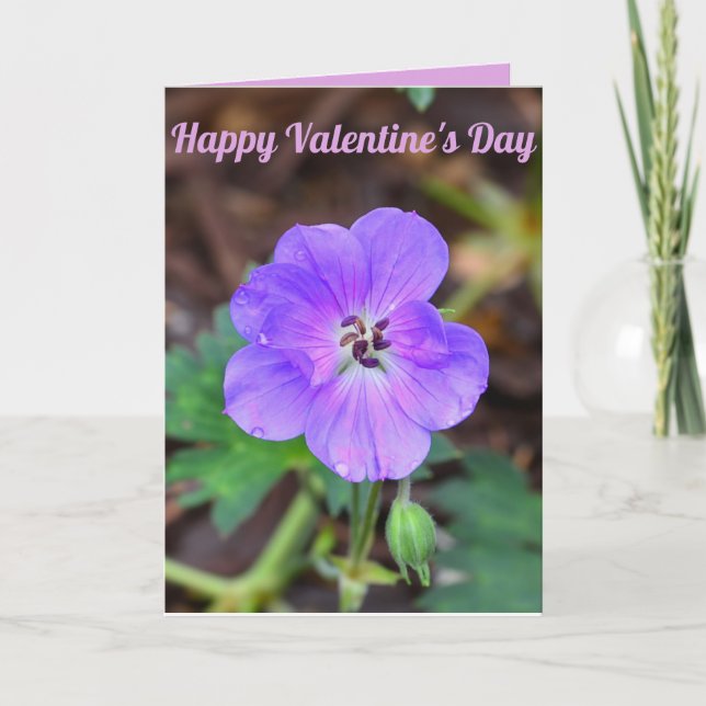 Valentine's Day Folded Greeting Card (Front)