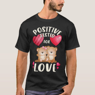 Valentine's day for couples bear couple on a swing T-Shirt