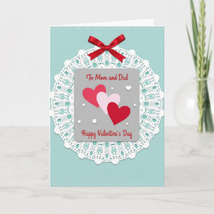 Valentines Day For Mom And Dad Card