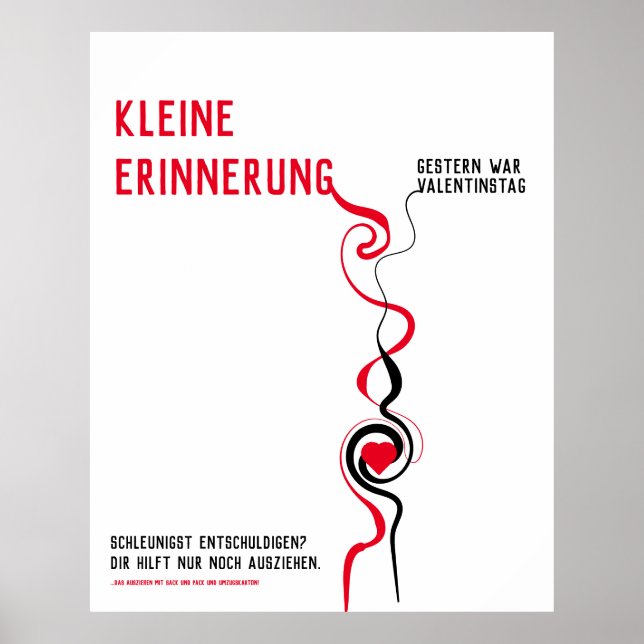 Valentine's Day forgotten poster (Front)