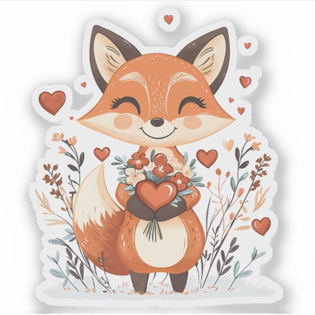 Valentine's Day Fox (Front)