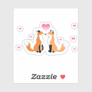 Valentine's Day Foxes