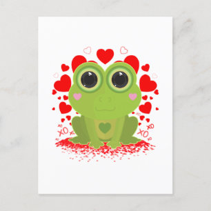 Valentine's Day Frog Postcard