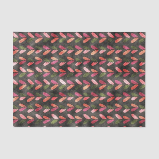 Valentine's Day - Fun Heart Patterns Tissue Paper (Front)