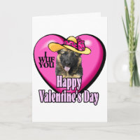 Valentine's Day German Shepherd