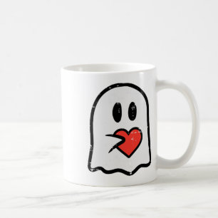 Valentines Day Ghost Heart Pocket Cute My Boo Men  Coffee Mug