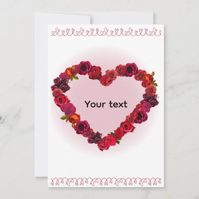 Valentine's day gift card (Front)
