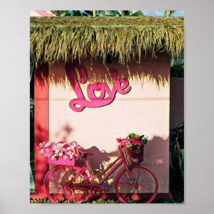 Valentine's day gift for bikers poster